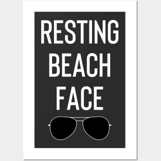 Resting Beach Face Posters and Art